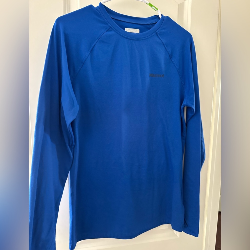 Marmot Royal Blue Crew Neck Shirt